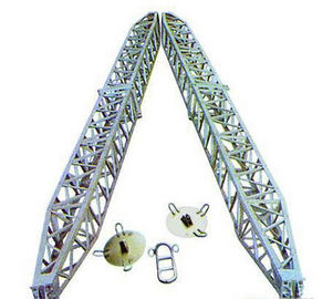 Pagina ad alta resistenza della lega di alluminio di cavalletti per taglia fissa per erigere palo e torre
