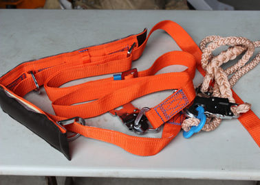 Cintura di sicurezza piena del corpo dell'alto poliestere di tenacia con la corda/cordicella di sicurezza