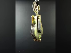 10KN Torri Strumenti di erezione Tre ruote di acciaio sollevamento Tackle Cornice in acciaio galvanizzato