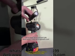 Un'unica macchina puo' fare tutto, tagliare cavi di Al e Cu, conduttori ACSR, fili di acciaio.