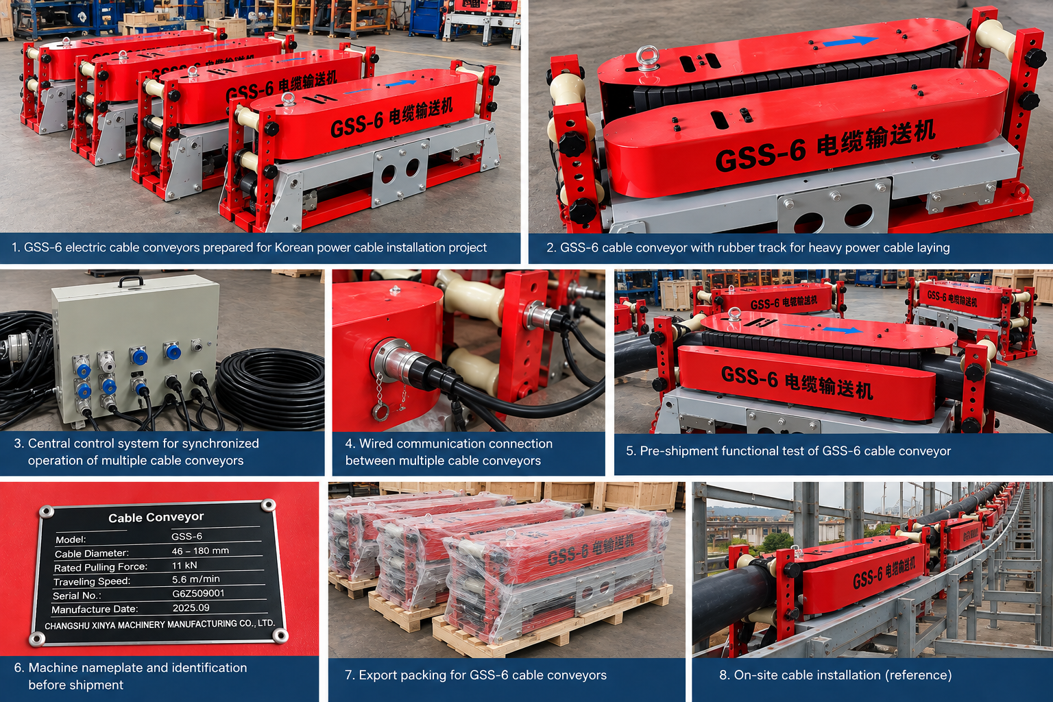 Ultimi blog aziendali su Convogliatore a nastro GSS-6 personalizzato con forza di trazione ≥11kN per progetto di cavi elettrici coreano