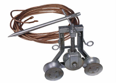 comprare PULLEI DI TERRAGGIMENTO BLOCCO DI TERRAGGIMENTO CABLO PULLEI di sospensione con tre ruote per la trasmissione in linea online manufacture
