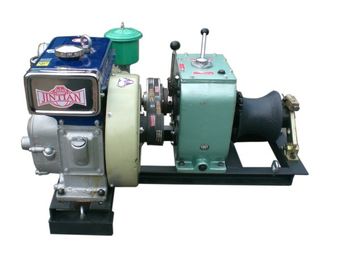 comprare Estrattore dell'argano del cavo del cabestano con il motore diesel 4HP di potenza del motore online manufacture