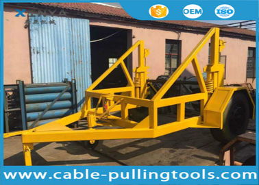 comprare 3T - rimorchio resistente del trasportatore della bobina del tamburo per cavi della sospensione 10T per posa di un cavo online manufacture