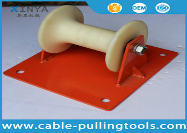 comprare Linea retta rullo elettrico di posa di un cavo con la ruota di nylon per la stenditura sotterranea del cavo online manufacture