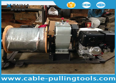 comprare Strumenti di posa di un cavo del verricello a motore del motore a gas di Honda con il cavo metallico di 300M online manufacture