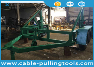 comprare Strumenti sotterranei del cavo di giallo, rimorchio dell'avvolgicavo con l'asse Antivari per la stenditura del cavo online manufacture
