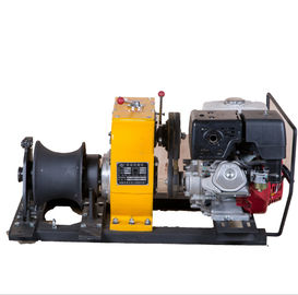 comprare Motore a benzina di 8 Ton Cable Winch Puller With Honda per posa di un cavo della costruzione di potere online manufacture