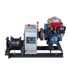 comprare Estrattore dell'argano del cavo da 3 tonnellate con il motore diesel per la trazione ed il sollevamento nella costruzione di potere online manufacture