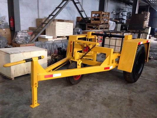 comprare Rimorchio per tamburo cavi per impieghi gravosi con capacità di 5 tonnellate e doppio sistema frenante per la movimentazione di cavi interrati online manufacture