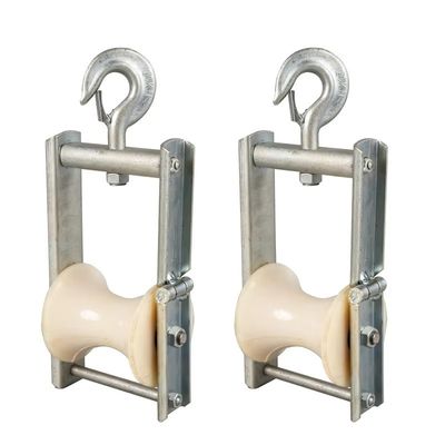comprare Rulli di trazione di cavi aerei durevoli con blocchi di fasce di nylon di alluminio online manufacture