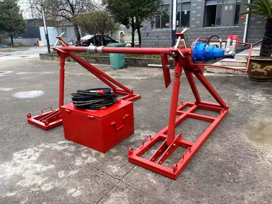 comprare SIPZ-7H Hydraulic Cable Drum Jack with 7T Capacity 2000 N.M Brake Force and 45 RPM Rotation Speed for Heavy-Duty Transmission Line Stringing online manufacture
