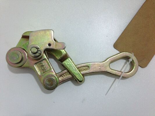 comprare Heavy-Duty 2-Ton Cable Pulling Clamp with Anti-Slip Serrated Jaws for 4-22mm Wire Ropes online manufacture