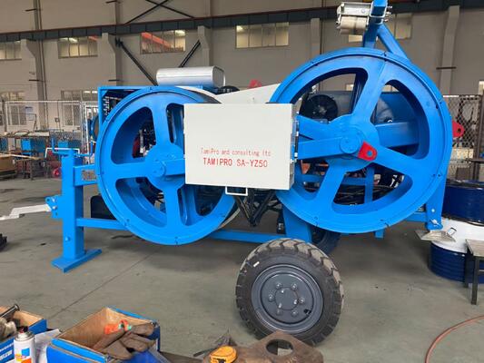 comprare Tensionatore idraulico per conduttori da 40KN con design a 5 scanalature per una posa cavi efficiente online manufacture