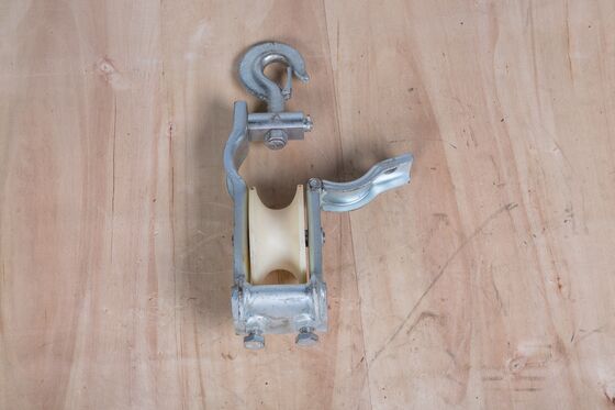 comprare Blocco di puleggia a fascia singola con finitura resistente alla corrosione per la stringa di cavi compatta e leggera online manufacture