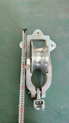 comprare SH10TY Universal Block Power Roller con carico nominale di 10KN e ruota in alluminio per stringi di linee elettriche aeree compatte e portatili online manufacture