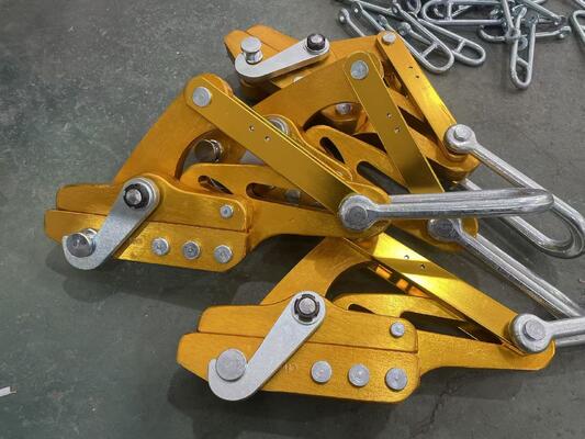 comprare 8 ′′ 20mm 16 ′′ 25kN Lega di alluminio Come Along Clamp per l'installazione di linee elettriche OPGW online manufacture
