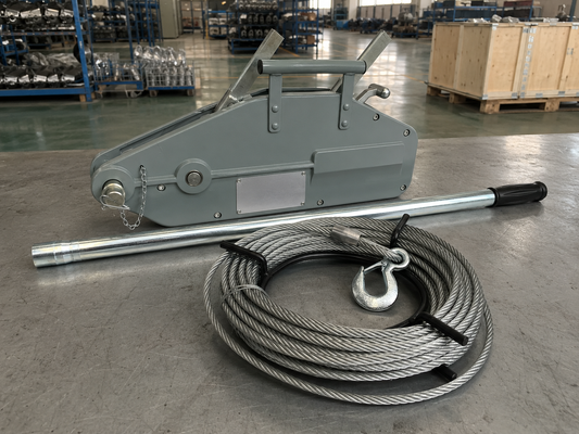 comprare 0.8-5.4T Torcia manuale Tirfor con filo di 20 m per costruzioni e sollevamento online manufacture
