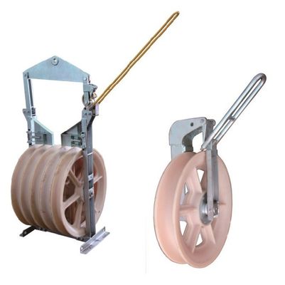 comprare 660mm Dia Wheels Helicopter Stringing Blocks per Wire Rope pilota online manufacture