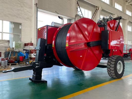 2x40KN Tensione del cavo idraulico Tensione del filo per la linea aerea a corda