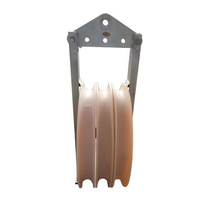 508 Serie MC Nailon Sheave Grande Diametro Stringing Pulley Blocco per la Costruzione di Potenza