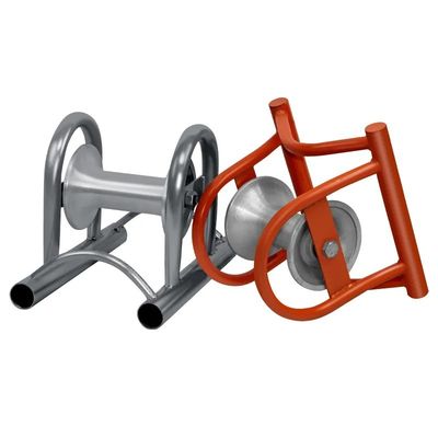 Guida di posa del cavo singolo sotterraneo Roller di alluminio ruota di nylon Manhole Cable Roller