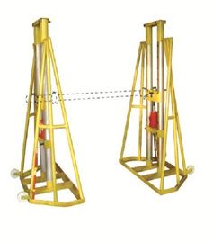 5 - 10 tonnellate di filo regolabile idraulico bobina di giubbotto supporti di filo PAY OFF STAND
