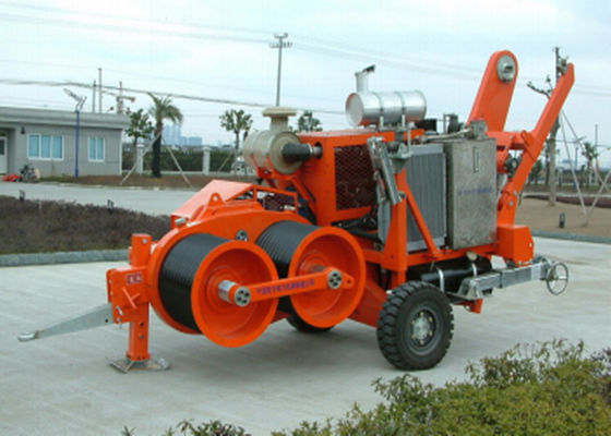 Vintello idraulico per cavi con capacità di 220KN, velocità variabile all'infinito e protezione automatica da sovraccarico per apparecchiature per la stringa dei cavi