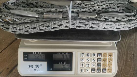 Heavy-Duty Double-Braided Cable Pulling Grip for 300–400mm² ACSR Conductors with 30KN Rated Load