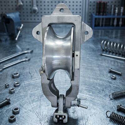 7 pollici di 178 mm di diametro 20kN di fascia di carico nominale Universale Stringing Block con rulli di cavo a basso attrito
